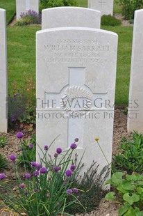 MONT HUON MILITARY CEMETERY, LE TREPORT - SARRATT, WILLIAM