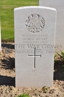 MONT HUON MILITARY CEMETERY, LE TREPORT - SHARP, GEORGE