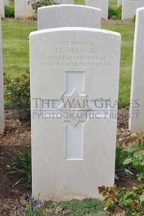 MONT HUON MILITARY CEMETERY, LE TREPORT - SILCOCK, HENRY