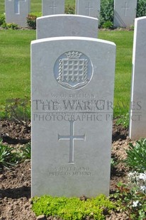 MONT HUON MILITARY CEMETERY, LE TREPORT - SMITH, FRANK JAMES