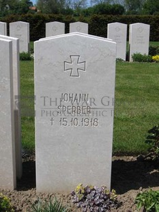 MONT HUON MILITARY CEMETERY, LE TREPORT - SPERBER, JOHANN