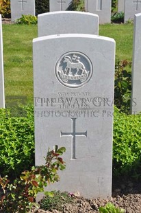 MONT HUON MILITARY CEMETERY, LE TREPORT - SPRACKLING, CHARLES WILLIAM