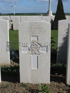 MONT HUON MILITARY CEMETERY, LE TREPORT - SPURR, JOHN WILLIAM