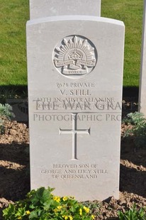 MONT HUON MILITARY CEMETERY, LE TREPORT - STILL, VICTOR