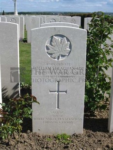 MONT HUON MILITARY CEMETERY, LE TREPORT - STRACHAN, WILLIAM