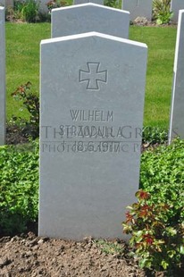 MONT HUON MILITARY CEMETERY, LE TREPORT - STRZODULLA, WILHELM