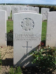 MONT HUON MILITARY CEMETERY, LE TREPORT - STURDY, JOHN