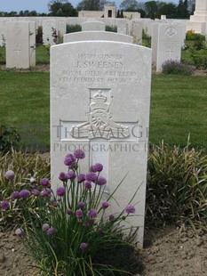 MONT HUON MILITARY CEMETERY, LE TREPORT - SWEENEY, JOHN