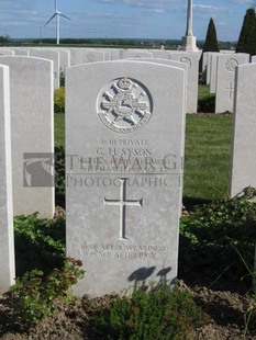 MONT HUON MILITARY CEMETERY, LE TREPORT - SYSON, GEORGE HENRY