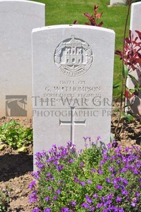 MONT HUON MILITARY CEMETERY, LE TREPORT - THOMPSON, GEORGE WILLIAM