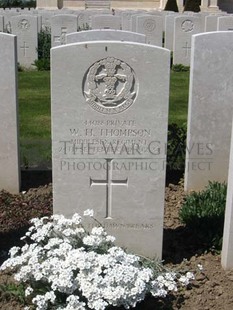 MONT HUON MILITARY CEMETERY, LE TREPORT - THOMPSON, WILLIAM HENRY