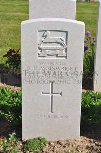 MONT HUON MILITARY CEMETERY, LE TREPORT - WAINWRIGHT, GEORGE HERBERT