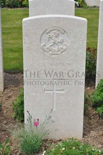 MONT HUON MILITARY CEMETERY, LE TREPORT - WATSON, G L