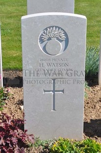 MONT HUON MILITARY CEMETERY, LE TREPORT - WATSON, H