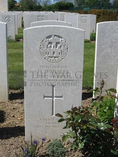 MONT HUON MILITARY CEMETERY, LE TREPORT - WHEELER, HAROLD