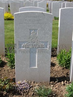 MONT HUON MILITARY CEMETERY, LE TREPORT - WHITBY, THOMAS