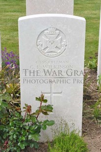 MONT HUON MILITARY CEMETERY, LE TREPORT - WILKINSON, GEORGE ERNEST