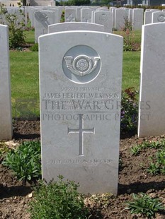 MONT HUON MILITARY CEMETERY, LE TREPORT - WILKINSON, JAMES HERBERT