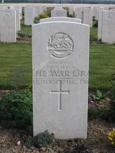 MONT HUON MILITARY CEMETERY, LE TREPORT - WREN, JOHN