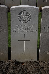 Lijssenthoek Military Cemetery - Anderson, T