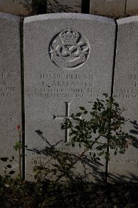 Lijssenthoek Military Cemetery - Arblaster, Frederick