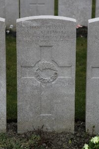 Lijssenthoek Military Cemetery - Attewell, Arthur Joseph