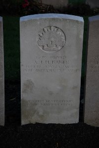 Lijssenthoek Military Cemetery - Baker, Alfred John Hallett