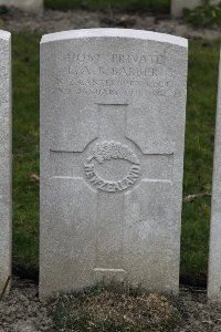 Lijssenthoek Military Cemetery - Barber, Edward Alexander Bertram