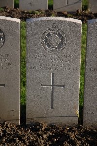 Lijssenthoek Military Cemetery - Barkway, Frank Vincent