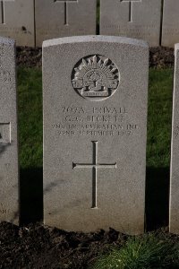 Lijssenthoek Military Cemetery - Beckett, George Godfrey