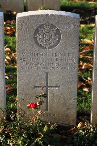 Lijssenthoek Military Cemetery - Bentley, Archibald Arthur Douglas