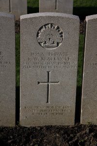 Lijssenthoek Military Cemetery - Blackmore, Frederick William