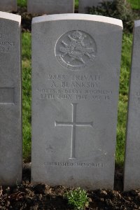 Lijssenthoek Military Cemetery - Blanksby, Alfred