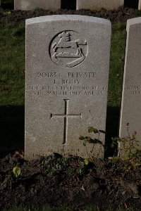 Lijssenthoek Military Cemetery - Body, Frederick