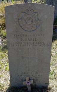 SOUTHAMPTON OLD CEMETERY - BAKER, FREDERICK