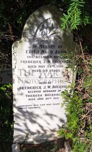 SOUTHAMPTON OLD CEMETERY - BUCKNOLE, FREDERICK