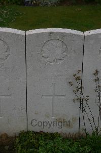 Dury Mill British Cemetery - Brown, J M