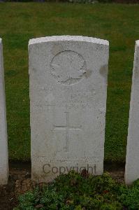 Dury Mill British Cemetery - Hall, J A