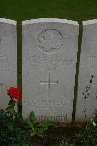 Dury Mill British Cemetery - McAllister, Charles Simpson Daniel