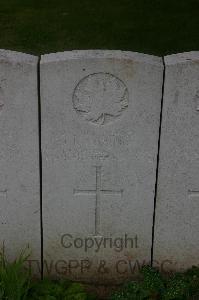 Dury Mill British Cemetery - Morrison, James Roderick