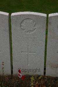 Dury Mill British Cemetery - Patterson, A