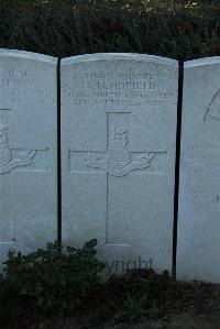 Dury Mill British Cemetery - Schofield, H