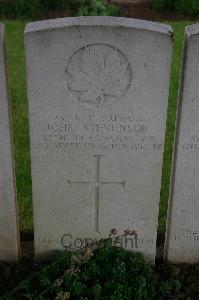 Dury Mill British Cemetery - Stevenson, John