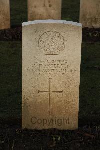 Delville Wood Cemetery Longueval - Anderson, A F