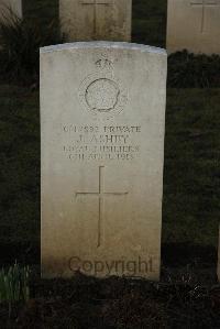 Delville Wood Cemetery Longueval - Ashby, J