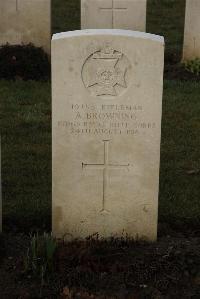 Delville Wood Cemetery Longueval - Browning, A