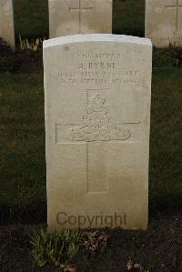 Delville Wood Cemetery Longueval - Byrne, M