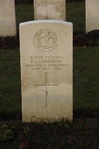 Delville Wood Cemetery Longueval - Cameron, F G