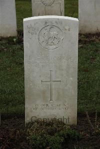 Delville Wood Cemetery Longueval - Ebourne, Leonard Ernest