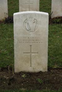 Delville Wood Cemetery Longueval - Evans, W